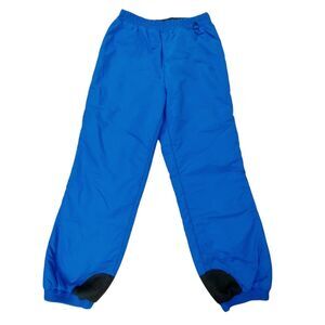 Columbia Ski Snow Pants Mens Medium Royal Blue Nylon Insulated Winter Snowboard
